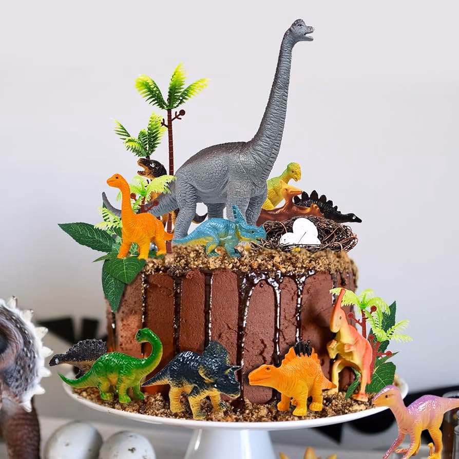 ¿Cuántas celdas tiene el adorno dinosaurio?