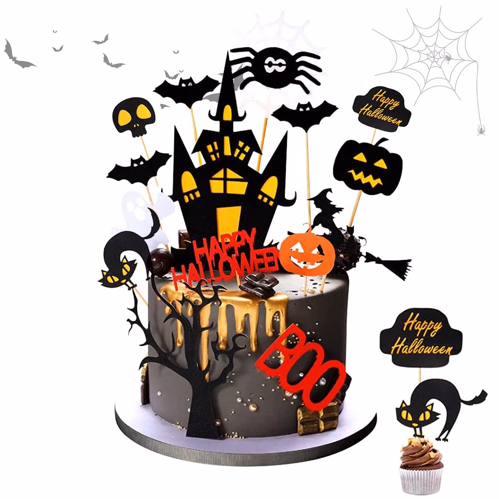 ¿Qué materiales necesitas para hacer decoraciones de Halloween?