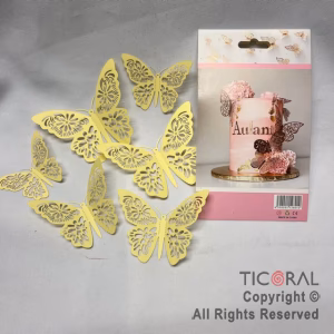 ¿Qué es la goma EVA estampada con mariposas?