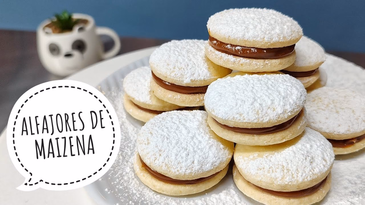 ¿Cómo se preparan los alfajores de maicena con dulce de leche?