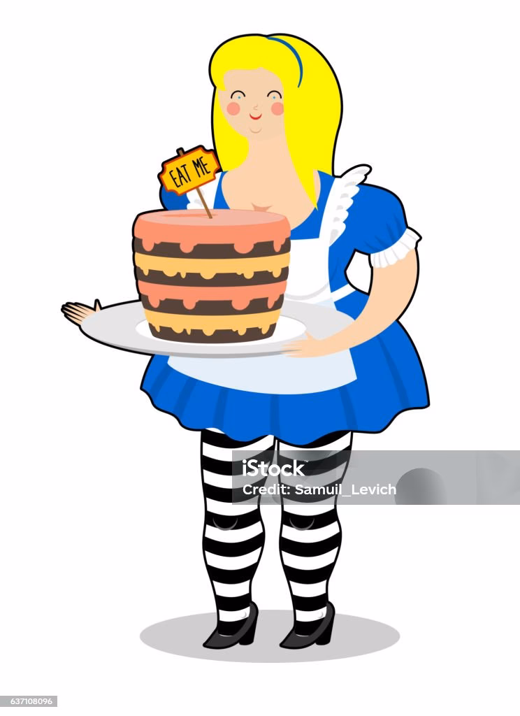 ¿Por qué Alicia aumenta su tamaño?