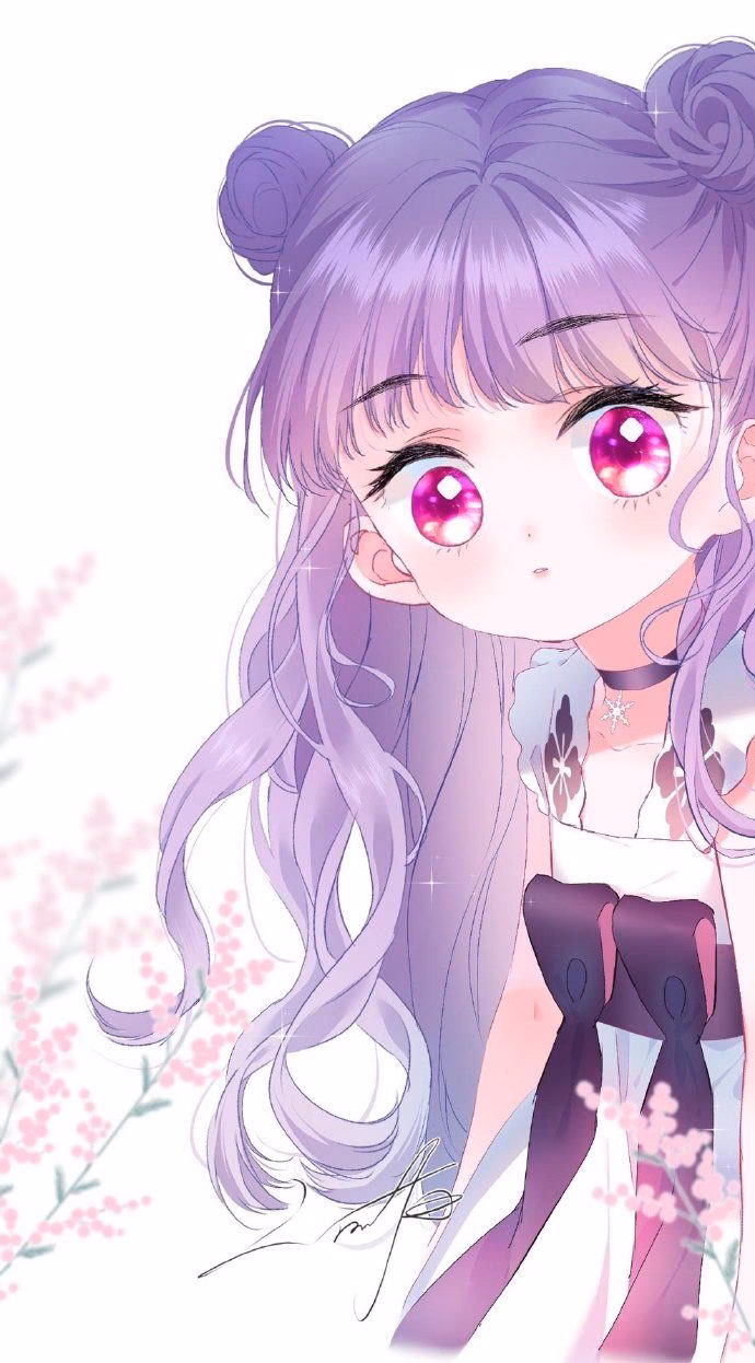 Are there purple haired princesses in anime?