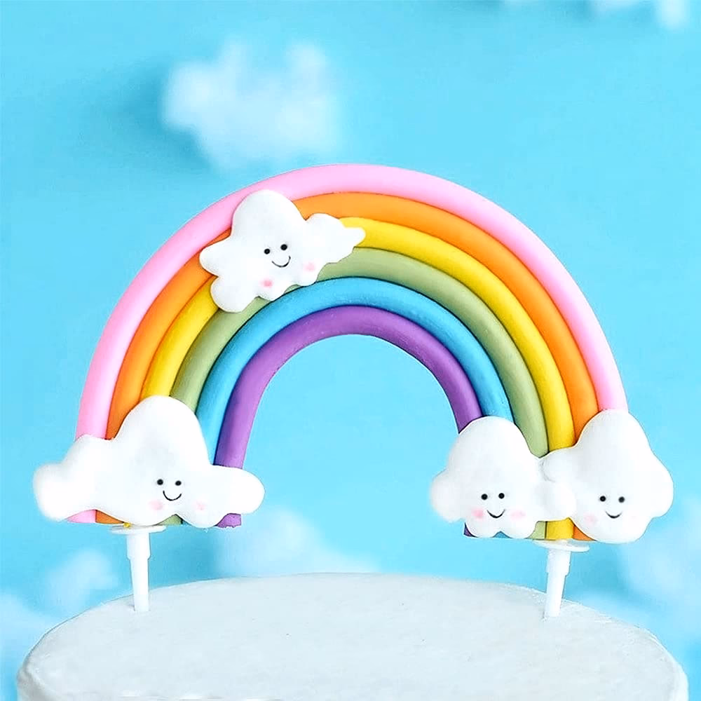 ¿Qué son las tortas de arcoiris y nubes?