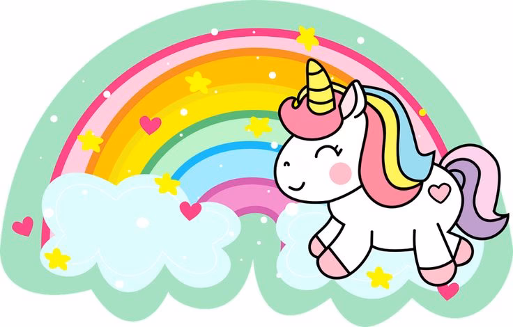 ¿Qué color es el arcoiris en esta uña?