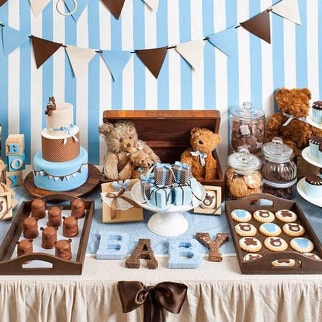 ¿Cuáles son los colores de la baby shower?