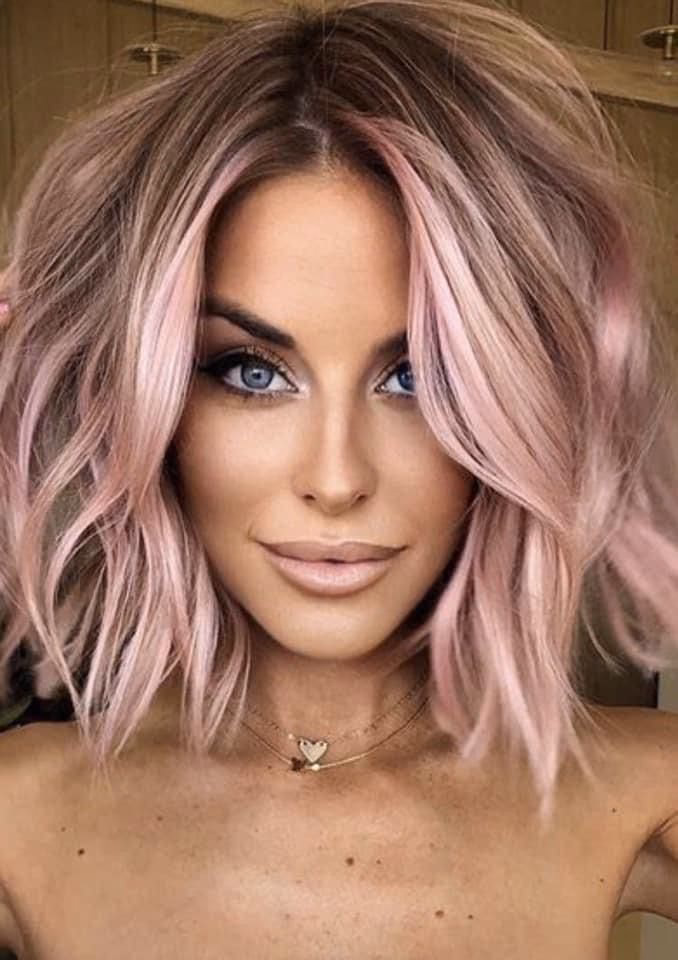¿Cómo usar el rosa coral en un balayage?