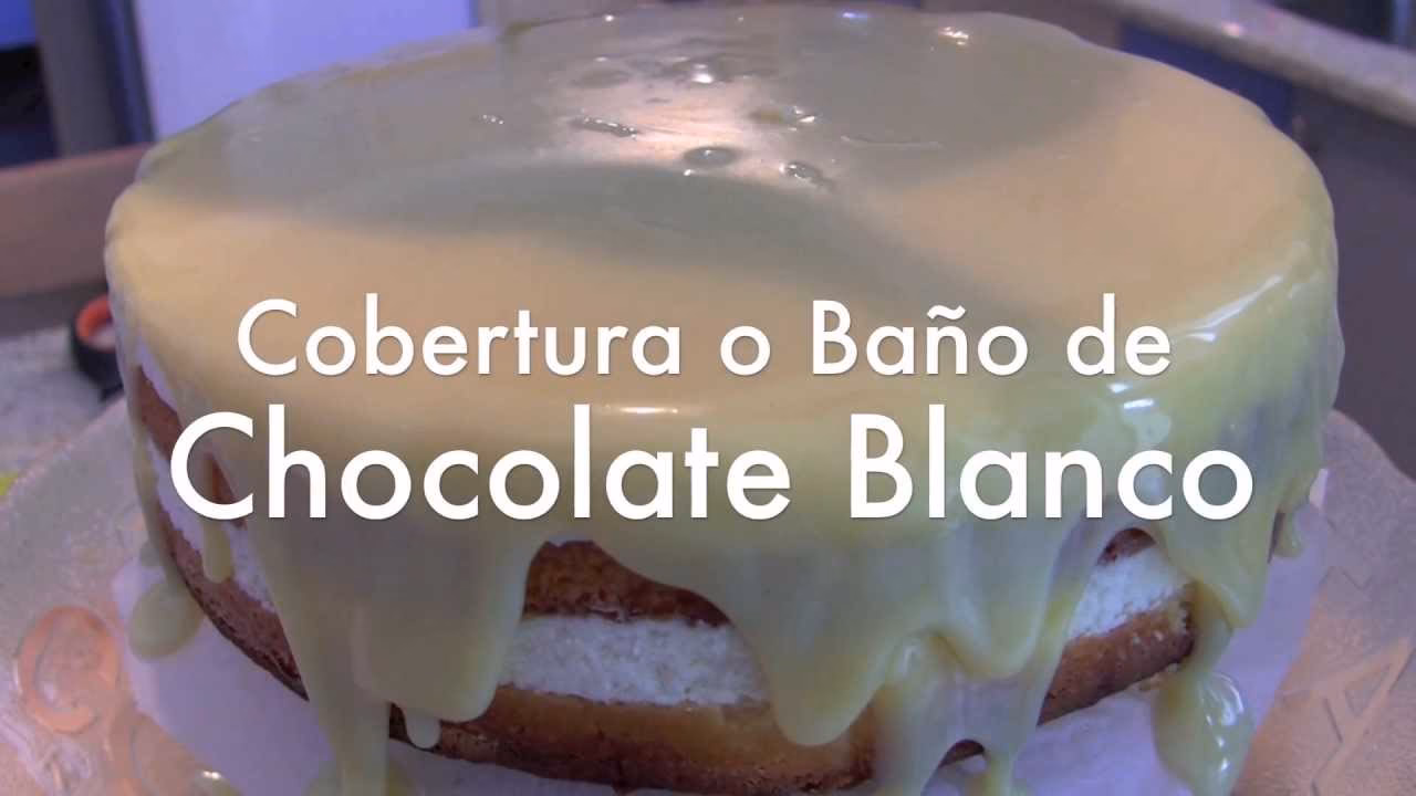 ¿Cómo usar la ganache de chocolate blanco para tortas?