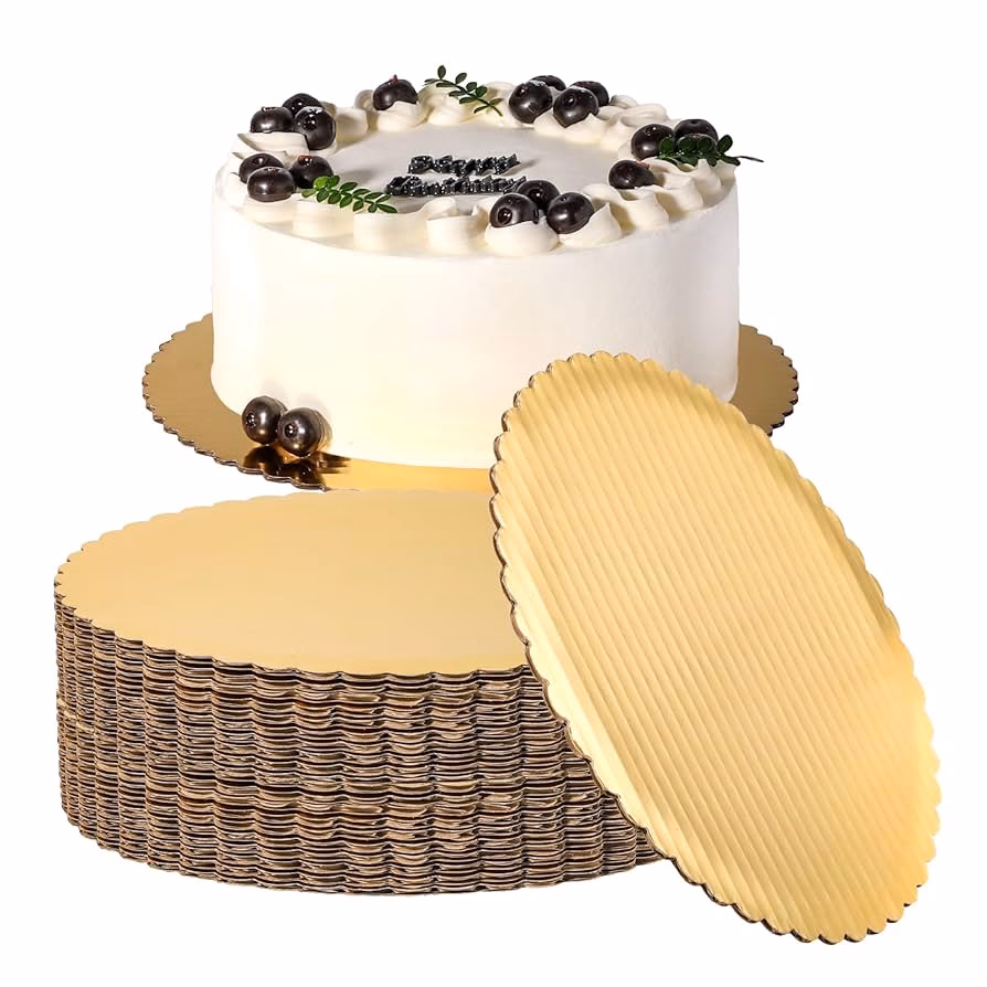 ¿Cómo se pueden agregar bases para pastel de cartón doble corrugado?