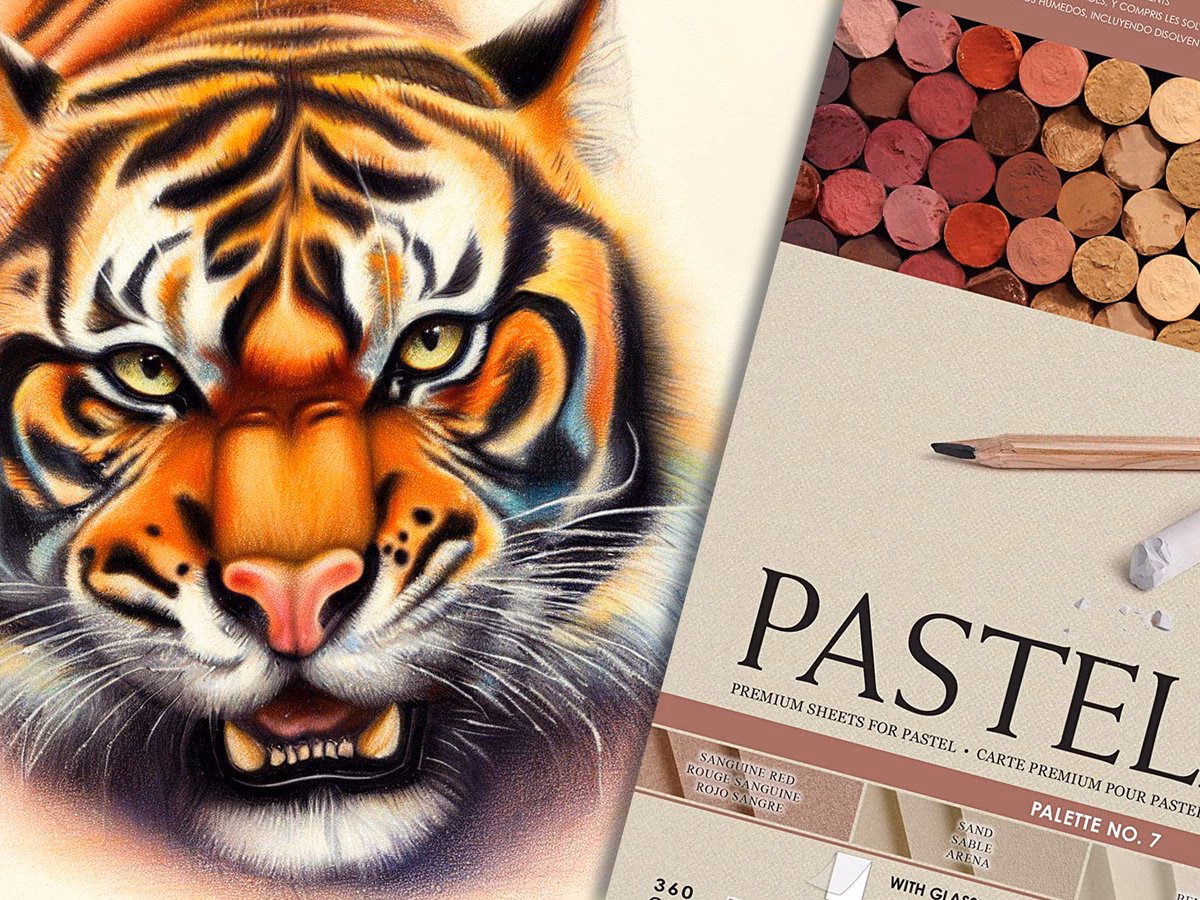 Is pastelmat good for coloured pencils?