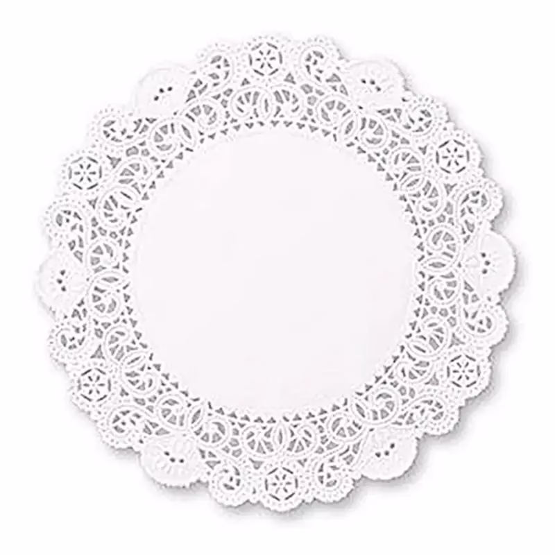 ¿Cuánto mide una blonda de papel?