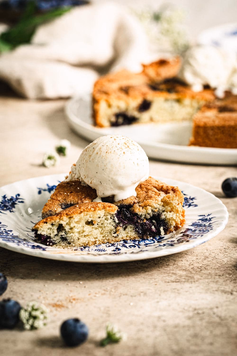 How do you make blueberry torte?