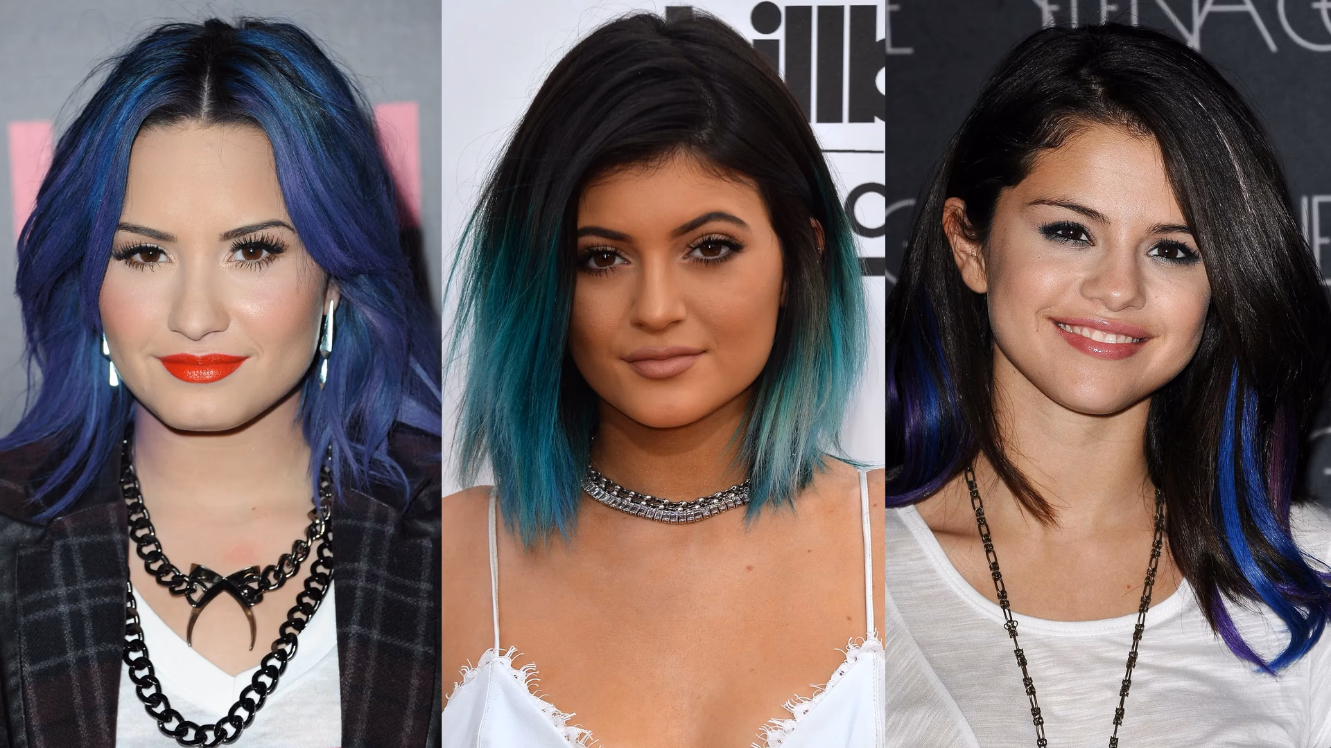 ¿Qué es el cabello negro azul?