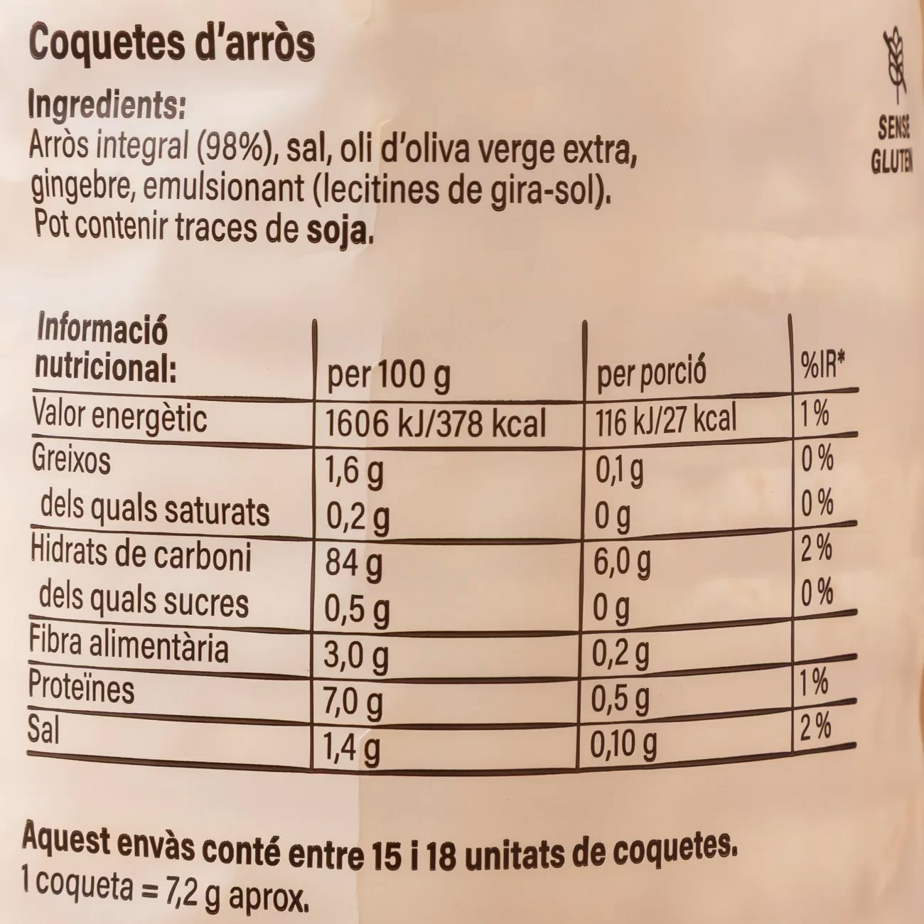 ¿Qué son las tortas de arroz Bio?