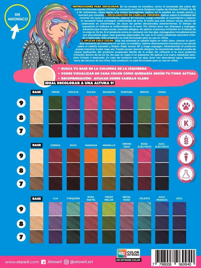 ¿Qué son las cartas de colores otowil?