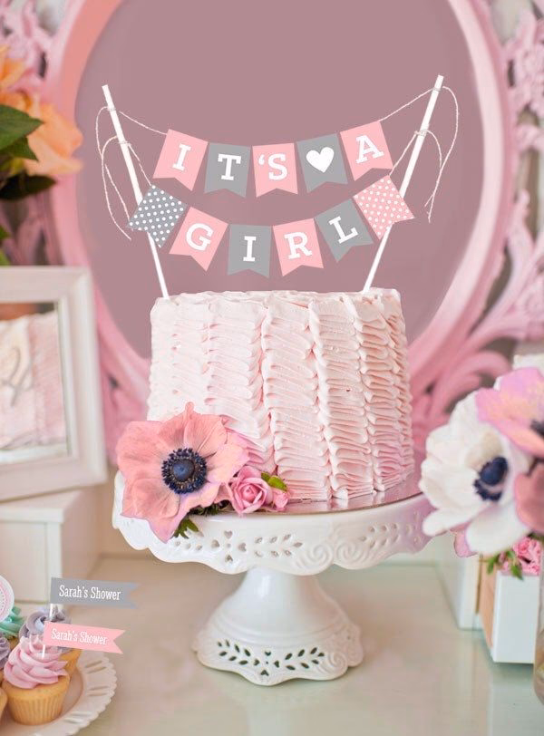 ¿Cuáles son los colores de los baby shower carteles?