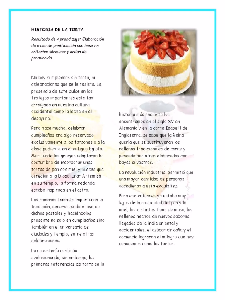 ¿Cómo se preparan las tortas?