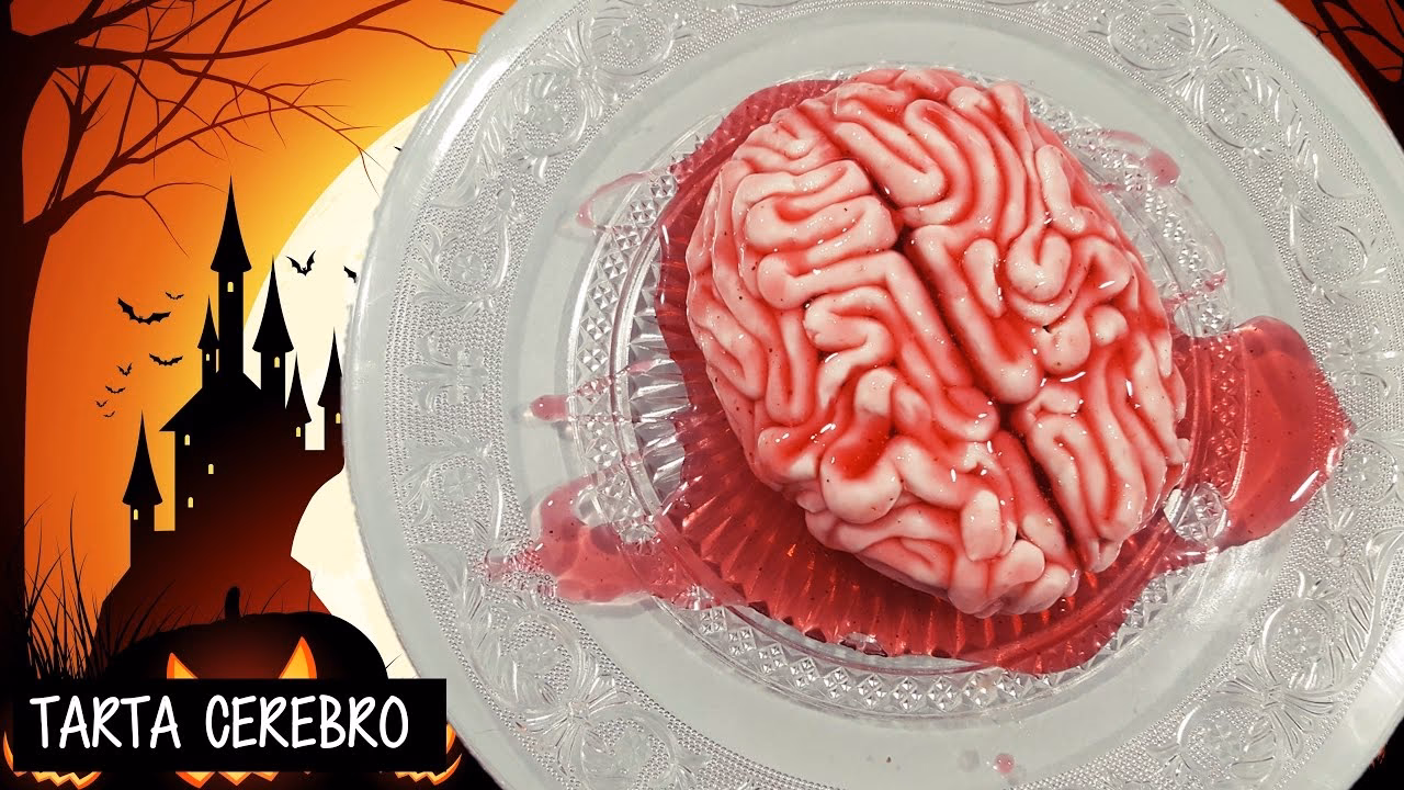 ¿Cómo hacer una tarta de cerebro para Halloween?