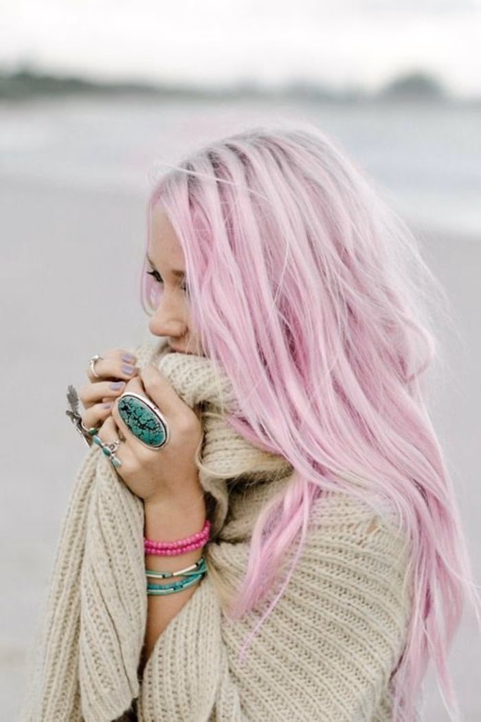 Comment faire une coloration rose pastel ?