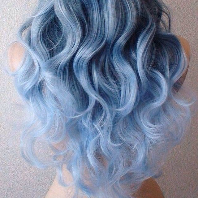 ¿Cómo usar el color azul pastel en el cabello?