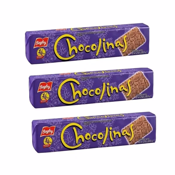 ¿Cuántos paquetes de Chocolinas se necesitan para una torta mediana?