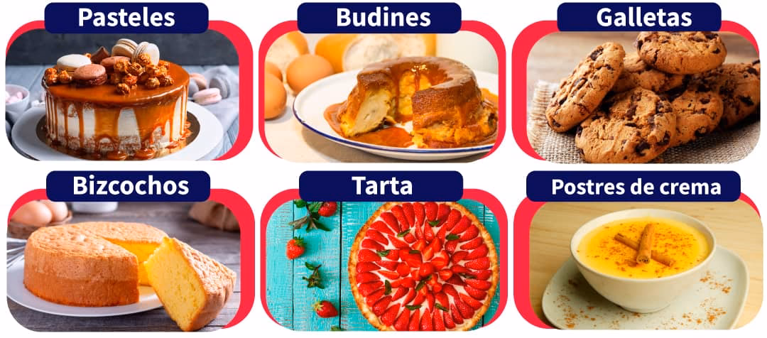 ¿Cómo se clasifican los pasteles?
