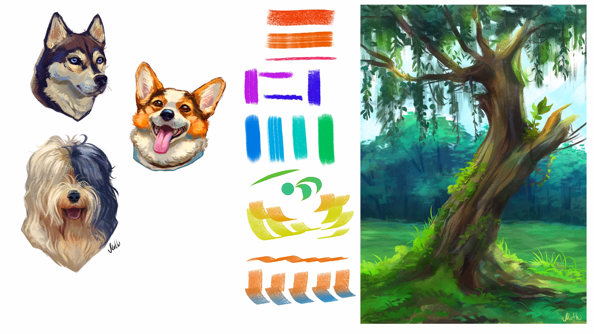 Can you use colored pencil brushes in Clip Studio Paint?