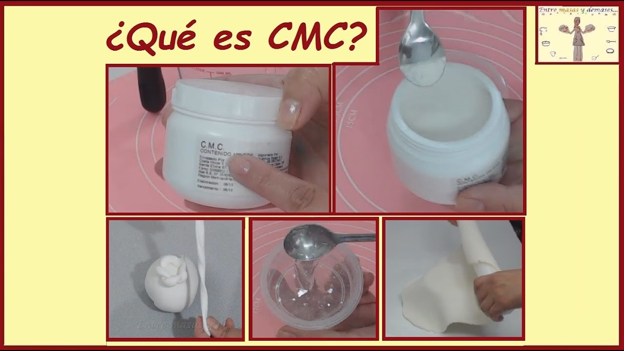 ¿Qué productos de repostería se pueden crear con el CMC comestible?