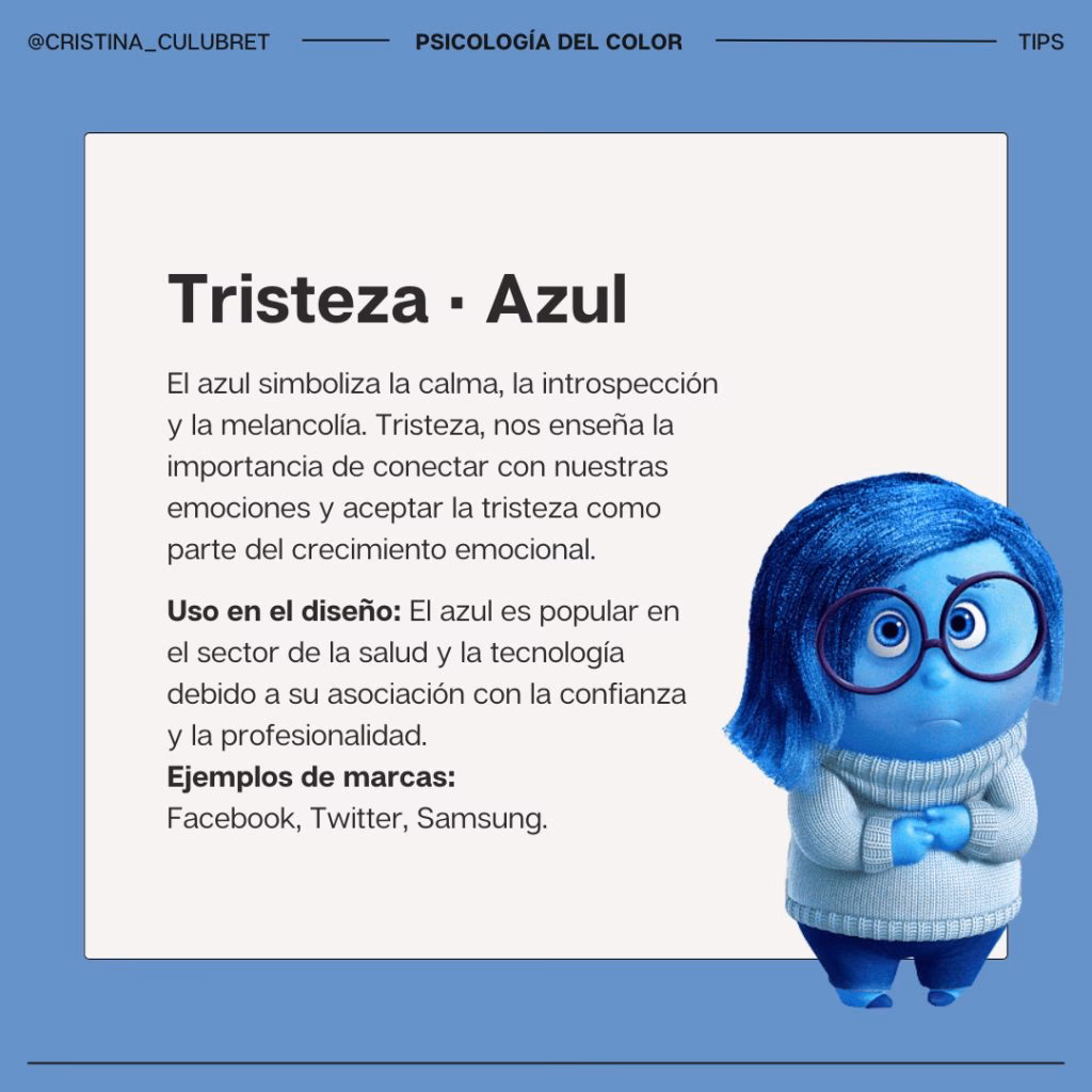 ¿Cuáles son las características emocionales del azul pastel?