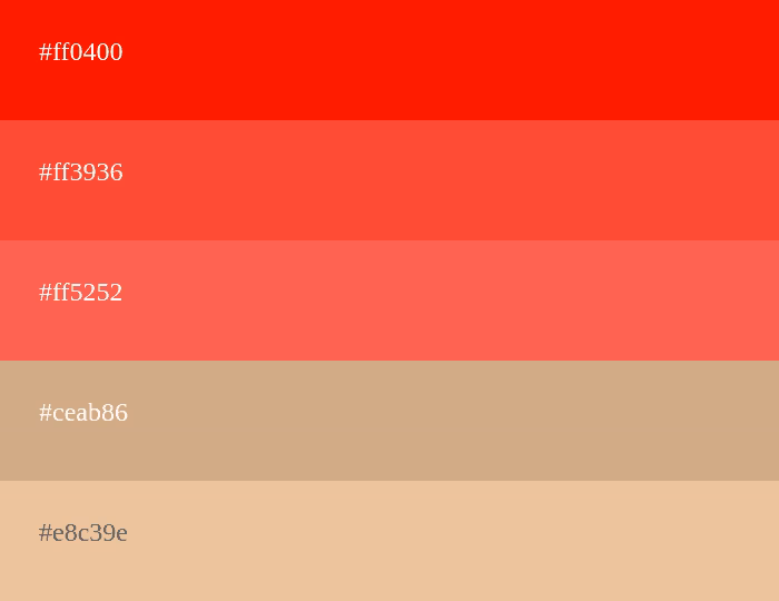 ¿Qué colores combinan con el color rojo?