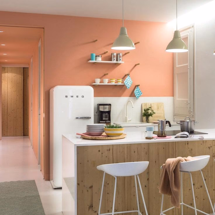 ¿Cómo combinar el color salmón con el color gris?