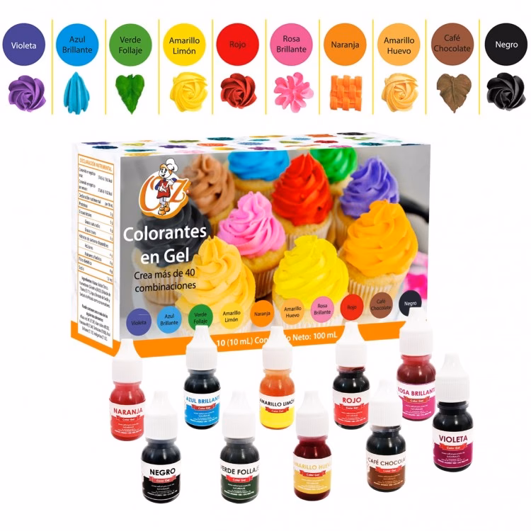 ¿Cuáles son los diferentes tipos de colorantes comestibles?