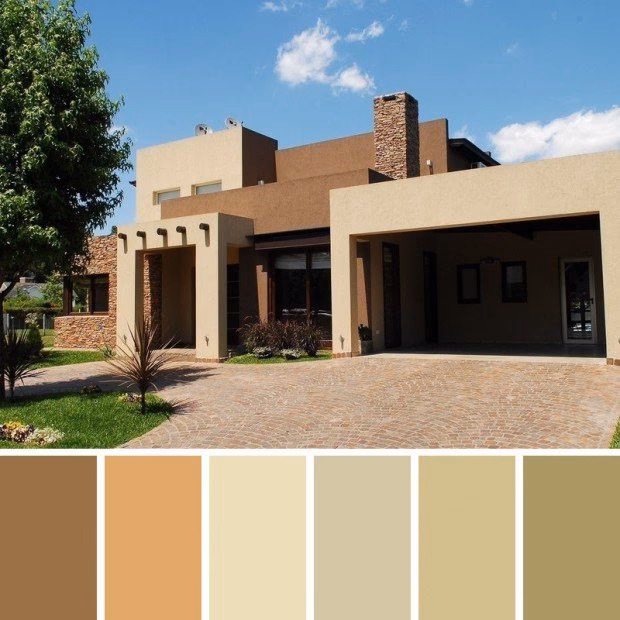 ¿Qué son las paletas de colores para exteriores?