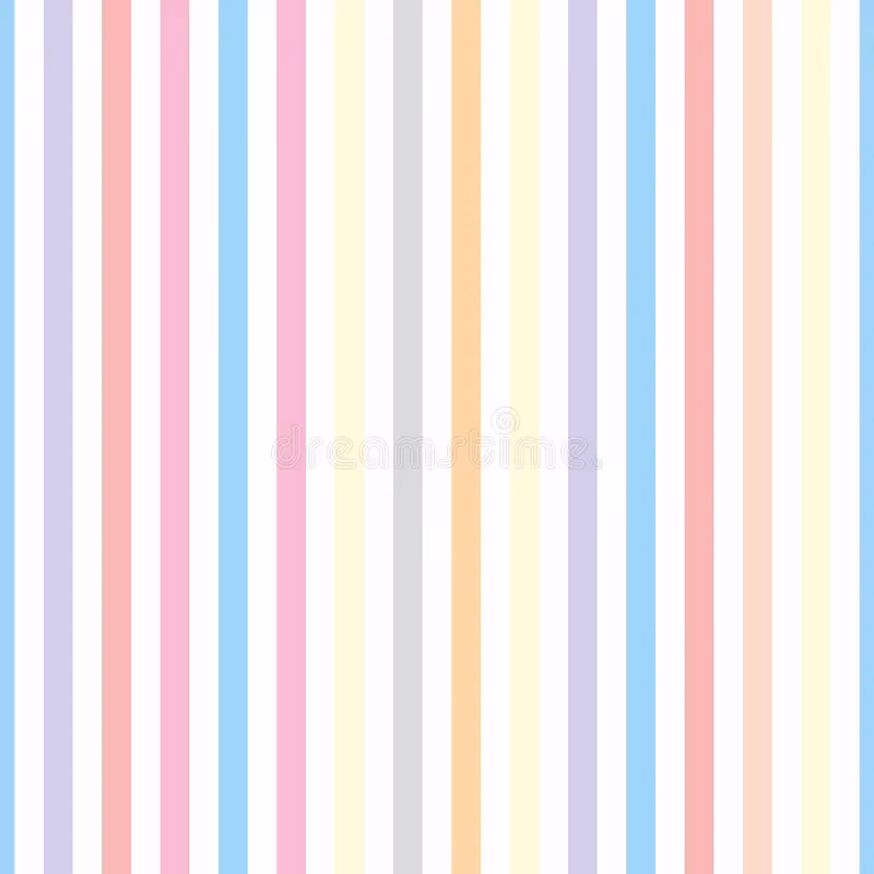 ¿Cuántas rayas de colores pasteles hay?