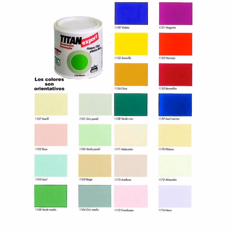 ¿Cuáles son los nuevos colores de Titan Una Capa?