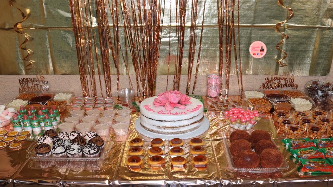 ¿Cómo decorar una mesa dulce?