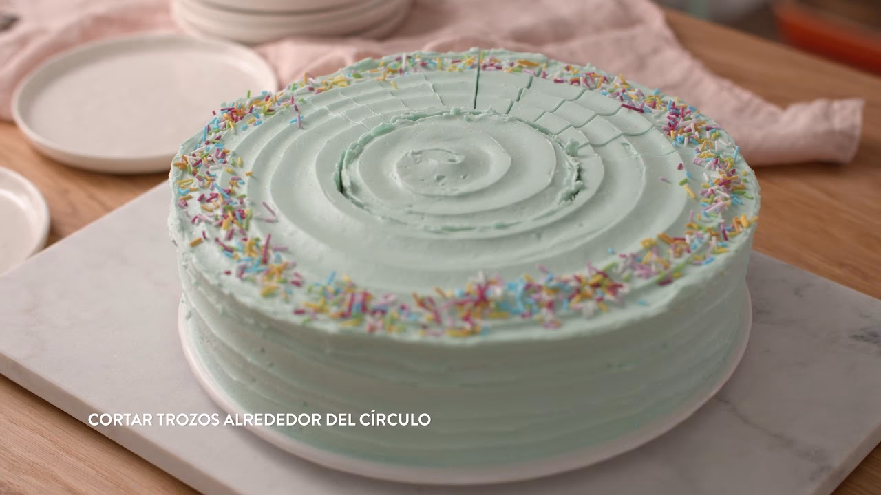 ¿Cómo cortar una tarta?