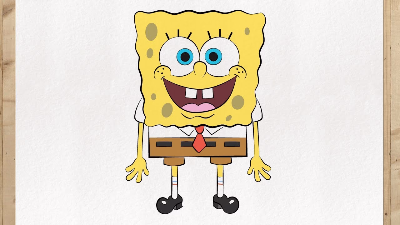 ¿Cómo dibujar a Bob Esponja?