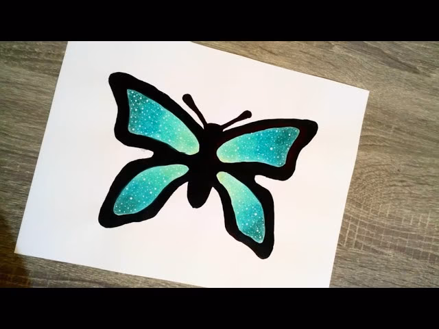 ¿Cómo hacer un dibujo de mariposas?