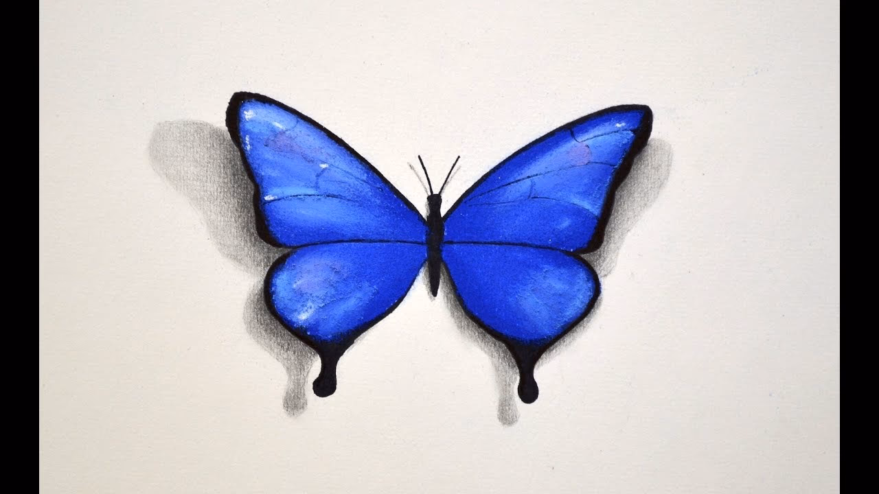 ¿Cómo hacer un dibujo de mariposas?