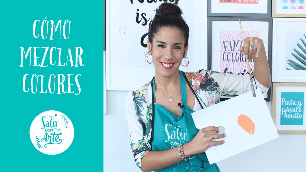 ¿Cómo evitar errores al mezclar los colores para obtener el color salmón?