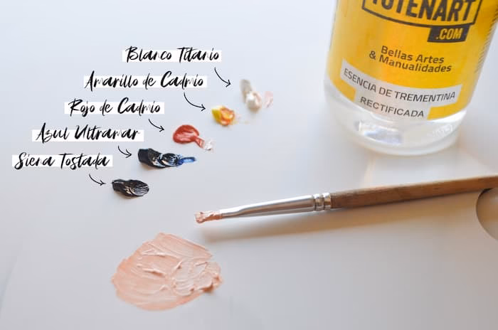 ¿Cómo lograr el color piel en las pinturas al óleo?