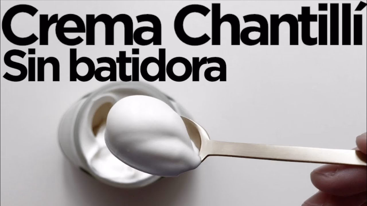 ¿Cómo hacer crema en una batidora de pie?