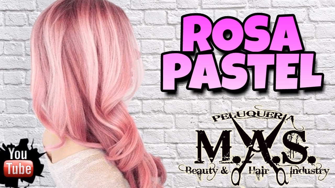¿Cómo pintar el cabello con tinte rosa?