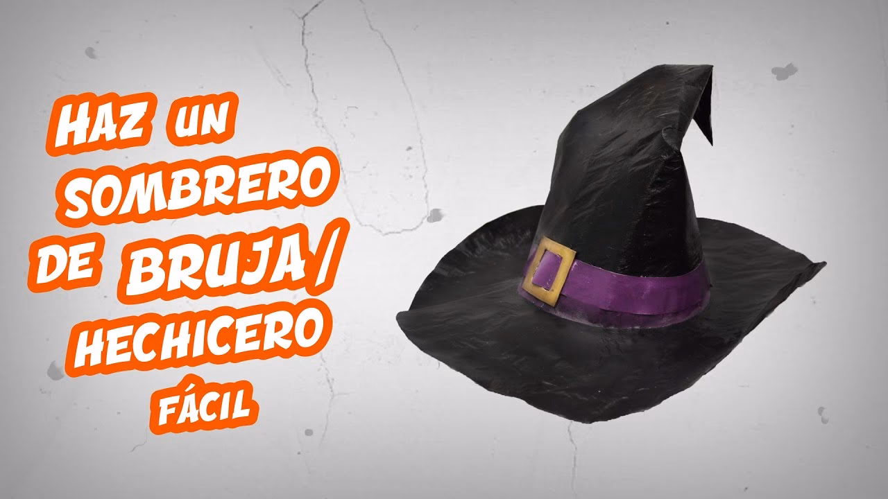 ¿Cómo hacer un gorro de bruja con la cara de una rana?