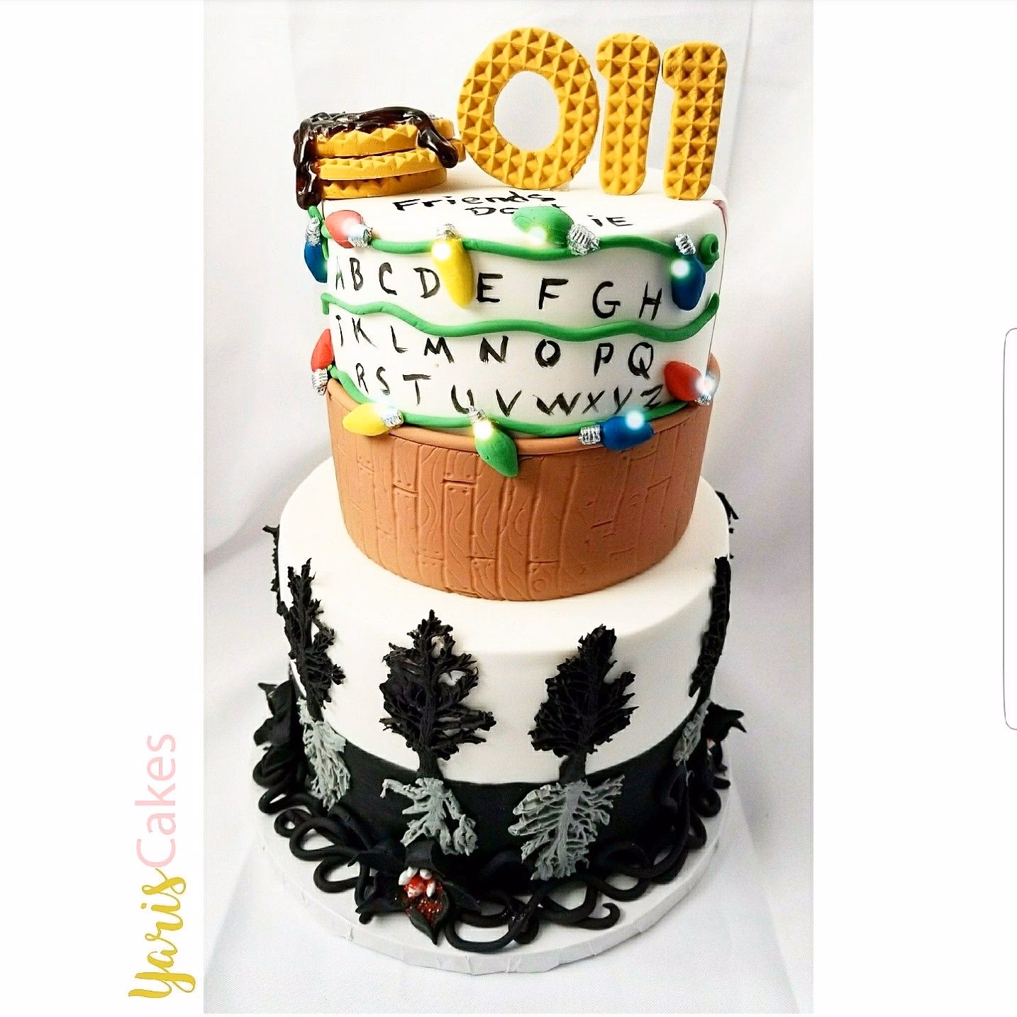 ¿Cómo hacer pasteles de Stranger Things?