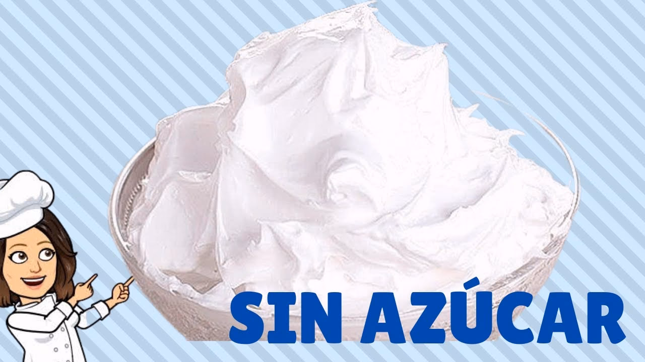 ¿Cómo hacer merengues sin azúcar?