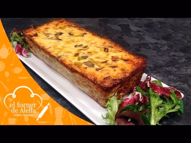 ¿Cómo hacer pastel de puerros?