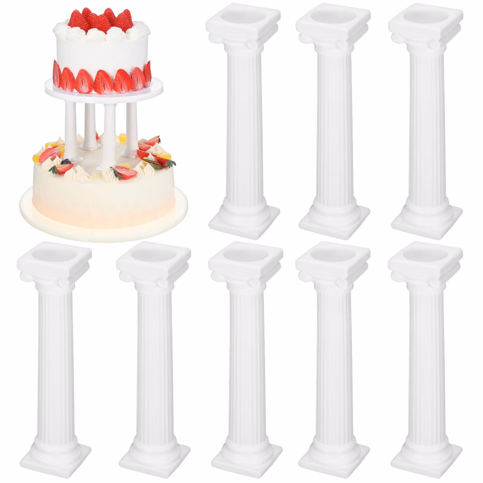 ¿Cómo se colocan los pilares para tartas?