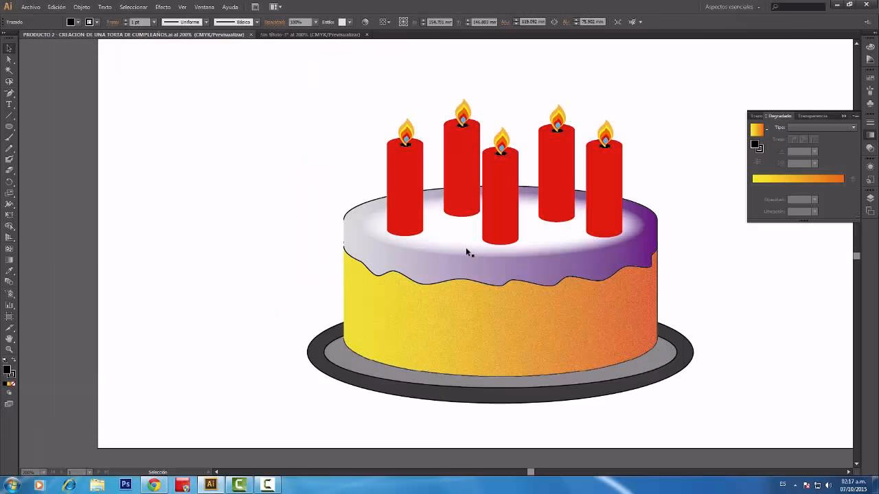 ¿Cómo crear objetos en Illustrator?