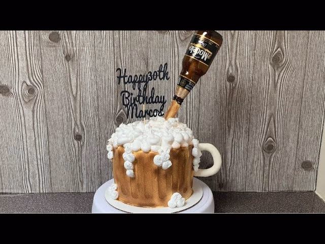 ¿Cómo hacer una torta de cerveza?